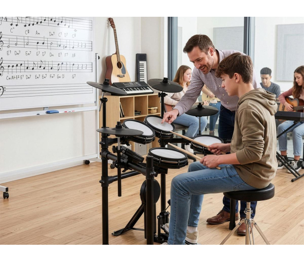 MusicMate Perkusja elektroniczna MM-DRM150 RhythmPro - 1588189 - zdjęcie 17